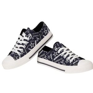 Dallas Cowboys Repeat Print Low Top Sneakers 🏈